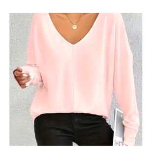 V-Neck Batwing Style Top